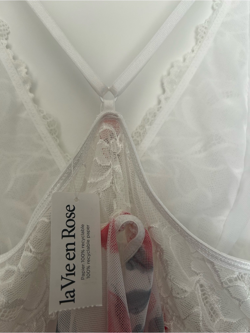NWT Floral Lace Babydoll Chemise Nightdress Lingerie Slip Gown Intimates - Picture 9 of 12